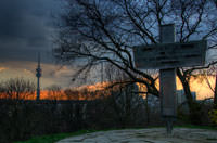 Das Gipfelkreuz auf dem LuitpoldhÃ¼gel