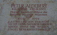 Gedenktafel - Aldebert Peter - Gedenktafel - Aldebert Peter (2013)
