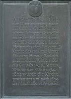 Gedenktafel fÃ¼r die ehemalige   Augustinerkirche - Gedenktafel fÃ¼r die ehemalige   Augustinerkirche (2008)