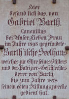 Gedenktafel - Barthsches Seelhaus - Gedenktafel - Barthsches Seelhaus ()