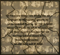 Gedenktafel an die 1000 ermordeten MÃ¼nchner Juden - Gedenktafel an die 1000 ermordeten MÃ¼nchner Juden (2009)