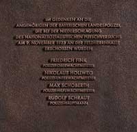 Gedenktafel - AngehÃ¶rige der Bayerischen Landespo - Gedenktafel - AngehÃ¶rige der Bayerischen Landespo (2010)