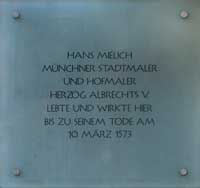 Gedenktafel - Hans Mielich - Gedenktafel - Hans Mielich (2010)