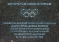 Gedenktafel Olympia-Attentat 1972