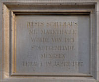 Gedenktafel - Schulhaus/Markthalle - Gedenktafel - Schulhaus/Markthalle (2012)