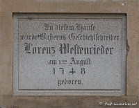 Gedenktafel - Westenrieder - Gedenktafel - Westenrieder (2015)