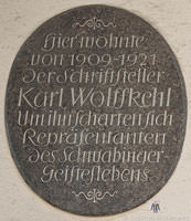 Gedenktafel - Karl Wolfskehl