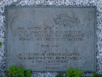 Gedenktafel - Panzerdivision