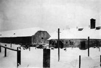 Baracken bei der Isarkaserne